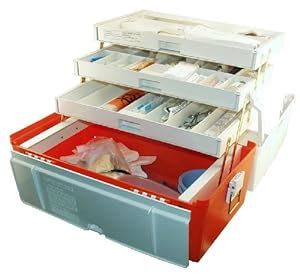 tackle box for medical supplies